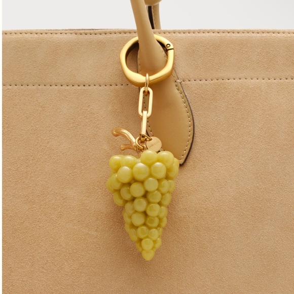 Cult Gaia Grape Bag Charm Green Gold in Dominga NEW In Box $198 MSRP - Picture 2 of 9